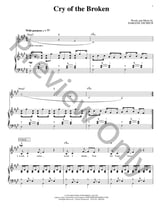 Cry Of The Broken piano sheet music cover